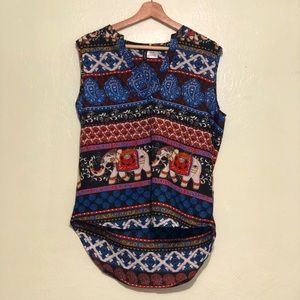 🔥Manhattan Blues Elephant Top